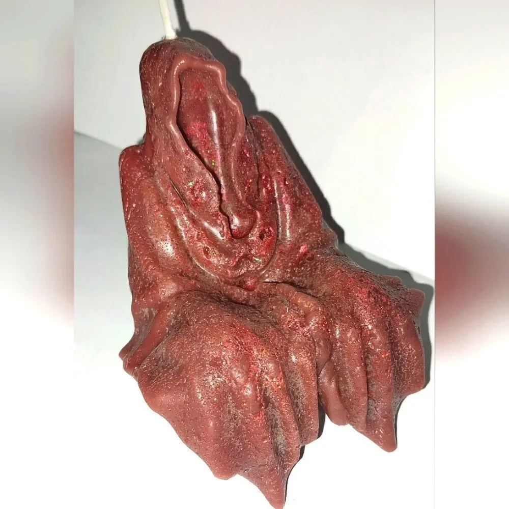 Hand crafted limited edition Grim reaper candle